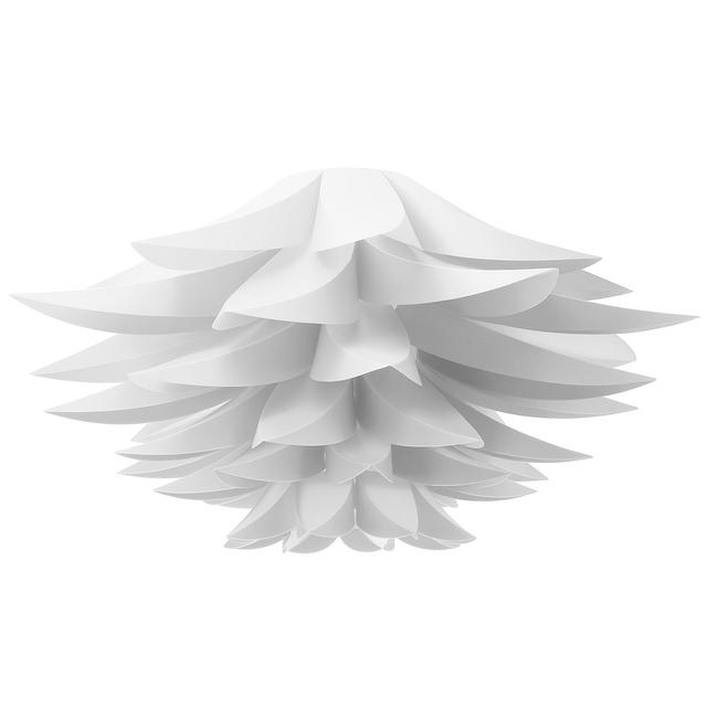 TEMU Single Piece Lotus Flower Puzzle Lamp Shade For Ceiling Decoration (white)