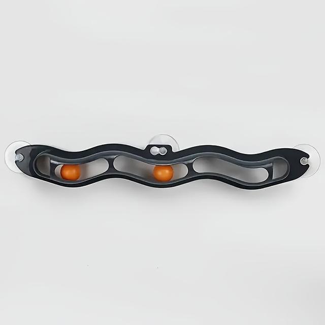 TEMU Een kattenspeeltje voor de vensterbank, een wandgemonteerd kattenspeeltje, een baanbal, een zuignapbal en een golvend kattenspeeltje zijn essentieel voor huisdierspeeltjes, zonder batterij.