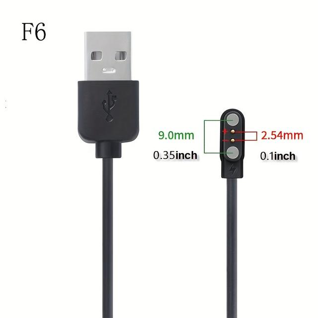 TEMU 2024 For Smart Watch 4p2p 3u Magnetic Suction Charging Cable 2 Pins 4 Pins Phone Watch Juicer Cup Charging Cable