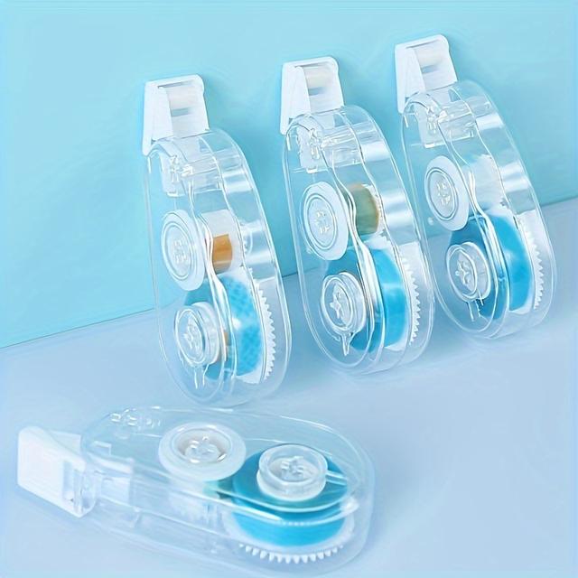 TEMU 4/1 Set, Double-sided Tape Roller, Adhesive Scrapbooking Adhesive Tape, Tape Dispenser For Crafts And Art Projects For Runners, Photo Tape For Scrapbooking