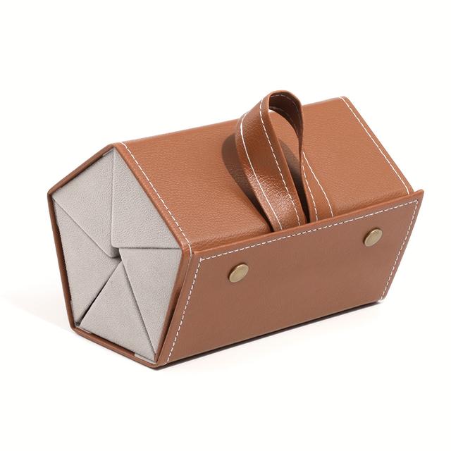 TEMU Slot Glasses Storage Box, Foldable Portable Storage Box, Solid For