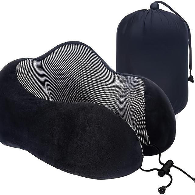 TEMU Travel Pillow, Great Neck Pillow Headrest For Sleeping, Airplane, Car And Home
