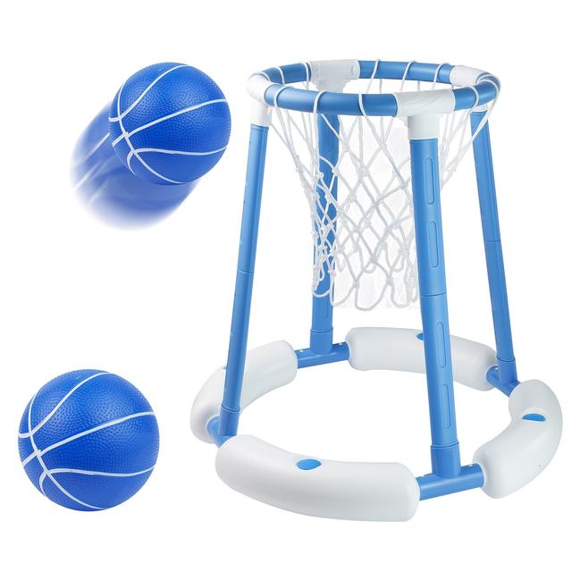 TEMU MQUDUO 360° Set di giocattoli da basket per piscina, blu, PE (polietilene), per bambini, regalo di Natale/Halloween/Action Day// Nuovo