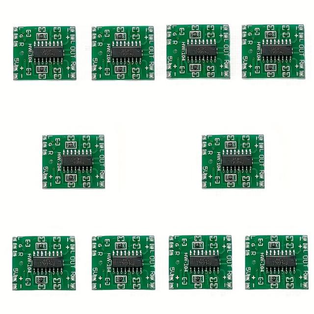 TEMU 10/20pcs Pam8403 Mini Amplifier Board | 2x3w Class D Stereo Audio Amplifier Module, 5v Power, 4 Channels
