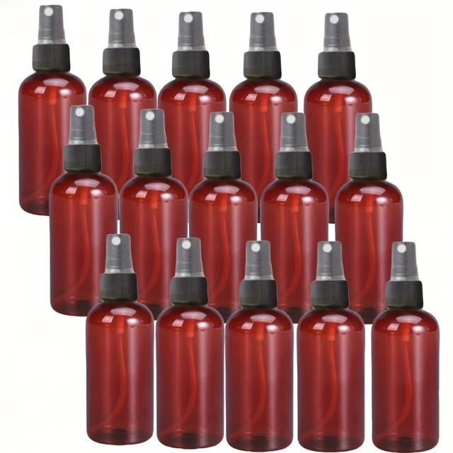 TEMU Frascos de Spray de Resistentes à Luz, 5pçs/10pçs/15pçs, 30ml/60ml/100ml, Recipientes para Óleo , Perfume, Álcool e Líquidos, Frascos Recarregáveis Protegidos