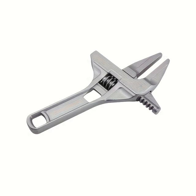 TEMU An Adjustable Wrench, A Multifunctional Large-opening Bathroom Tool, Suitable For Repair Tasks