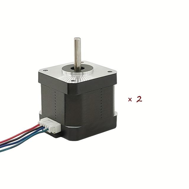 TEMU Stepper Motor, A 4-lead 17 Motor With 1m Cable (17hs4401s) - Perfect For Cnc, Xyz 3d Printing (pack Of 2pcs/4pcs)