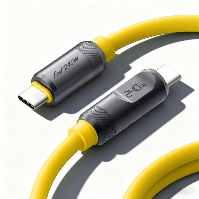 TEMU 240w Max Usb C To Usb C Fast Charging Cable, Usb C Type C Cord Compatible For Iphone 17/16/15 Series, /air, Ipad Pro/air/mini, , Pixel, Laptop All Usb-c To Usb-c Port Devices