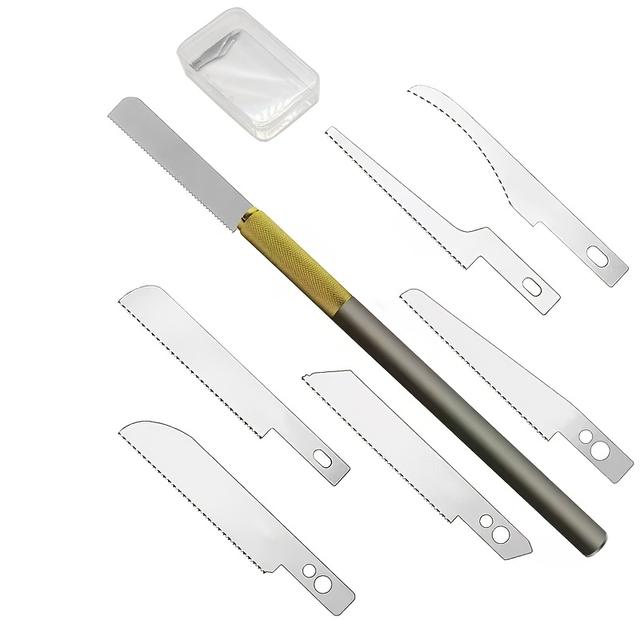TEMU Mini Hand Saw Model Tool Set - Suitable 14 And Up, Multifunctional Metal Craft Saw Kit With Beautiful Storage Box And Replaceable Saw Blades