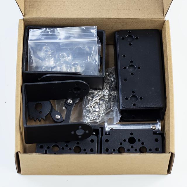 TEMU 6-DOF Roboterarm DIY-Baukasten – Mehrfachfreiheitsgrad-Roboter Servo Greifroboter Bildungsset (ohne Servo)