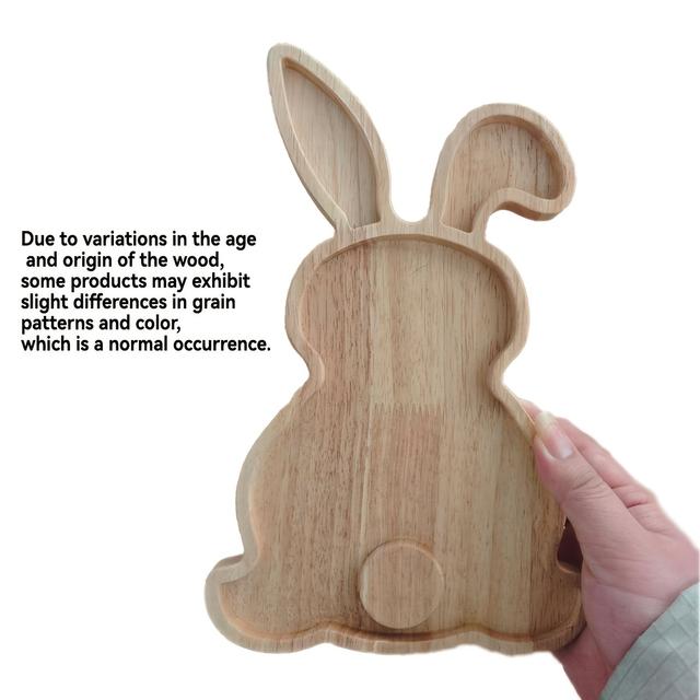 TEMU 1 tagliere in legno a forma di coniglietto | Versatile , dessert e insalate, per le feste