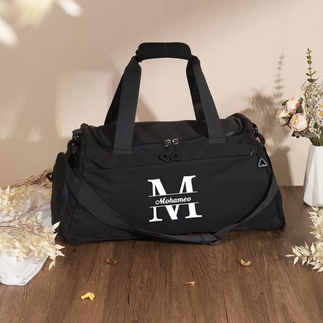 TEMU 1pc Custom Bag, Custom Name Travel Bag, Storage Bag, Dance Bag, Gym Bag, Hospital Bag, Birthday Gift, Personalized Gift