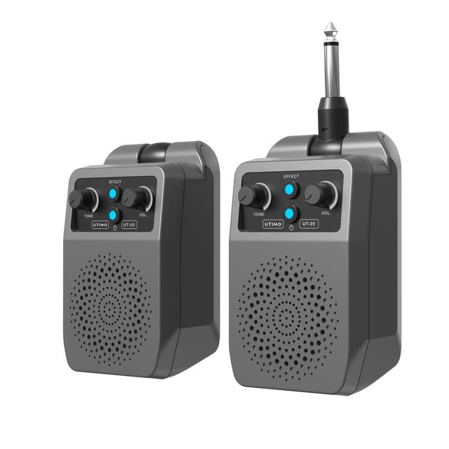 TEMU Joyo Mini Electric Guitar Amplifier With Wireless Functionality, Tone Adjustment, Portable Plug-in Speaker Suitable For Guitars, Built-in Lithium Battery Ut-05/ja-05g (price Controlled At 23.99)