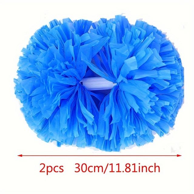 TEMU 2pcs Poms, Cheerer Pom Poms, Handheld Props, Dancing Supplies, Sports Stage Performance Celebration