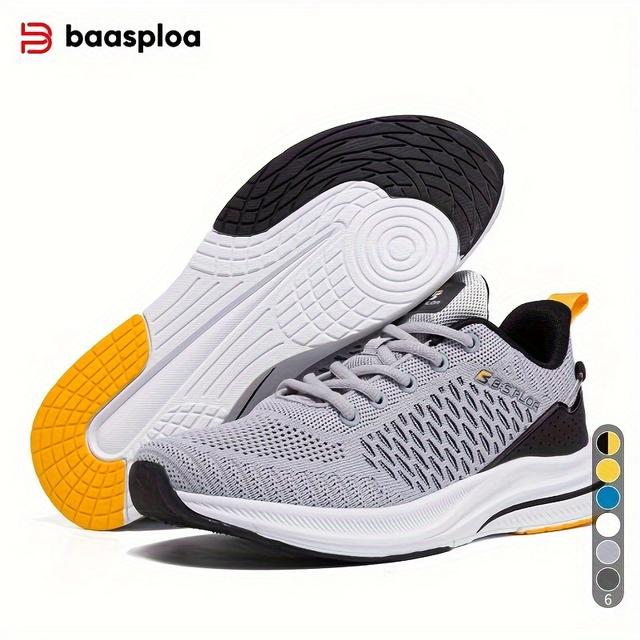 TEMU Baasploa Zapatillas de Running para Hombre, Zapatos Casuales para Caminar, Zapatillas Modernas Transpirables, Zapatillas de Tenis Originales Ligeras para Hombre