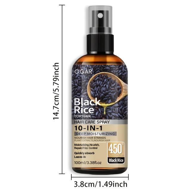 TEMU This 10-in-1 Hair Oil Spray Is Suitable For All Hair Types. Rich In , Collagen, Keratin, Biotin, Babassu Oil, Rosemary Oil, Castor Oil, And Other Nutrients. It Nourishes,