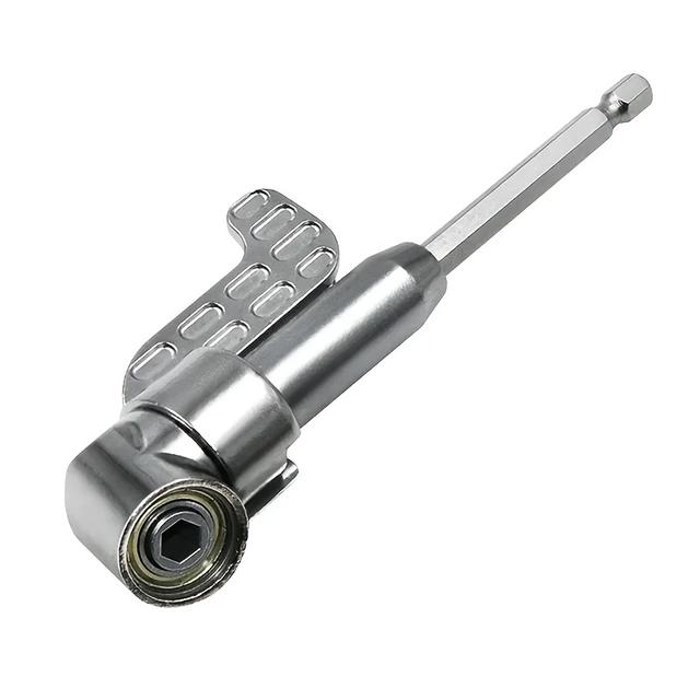 TEMU 105-degree Rotating Screwdriver Head Drill Angle Adapter Universal Flexible Shaft Connector Tool