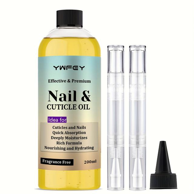 TEMU Cuticle Oil For Nails Cuticles, Nourishing & Hydrating, Nail Care Essential With Nail Pen