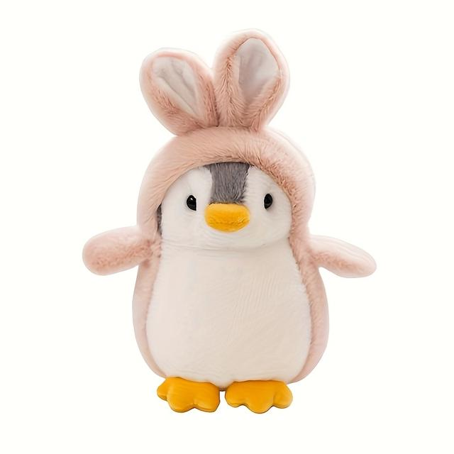TEMU Mushroom Bear 20cm/7.87inch 6 Cute Penguin Velvet Toys, Penguin Dress Up Dolls Green Dinosaur, , Snowman, Etc., Perfect For Home Decoration Or Gift Penguin Dolls.