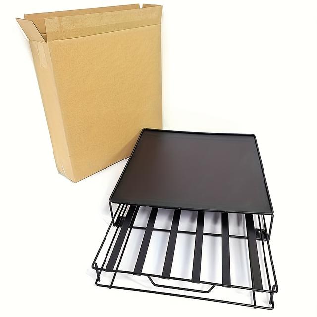 TEMU Suporte de exibição e armazenamento para cápsulas de café em ferro com 40 gavetas, adequado para escritórios, despensa, cozinha, balcão de bar, versão com material espessado