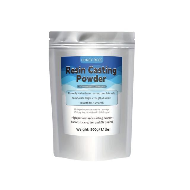 TEMU 500g/1000g Casting Plaster Powder, Diy Casting Molds Supplies, Suitable For Beginners, 20-30 Minute Demolding Time, Natural Mineral Casting Powder, And Non-toxic, Ideal For Diy Home Art Projects