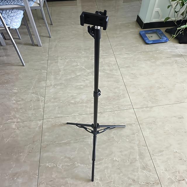 TEMU 1 Multi-functional Phone Live Streaming Stand, Outdoor Selfie Stick, 360° Rotating Gimbal Head, With Portable Folding Storage Bag – Perfect Gift