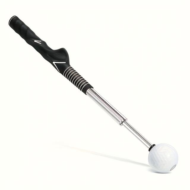 TEMU Golf Retractable Swing Trainer Sound Swing Practice Stick Indoor Golf Auxiliary Training Swing Stick