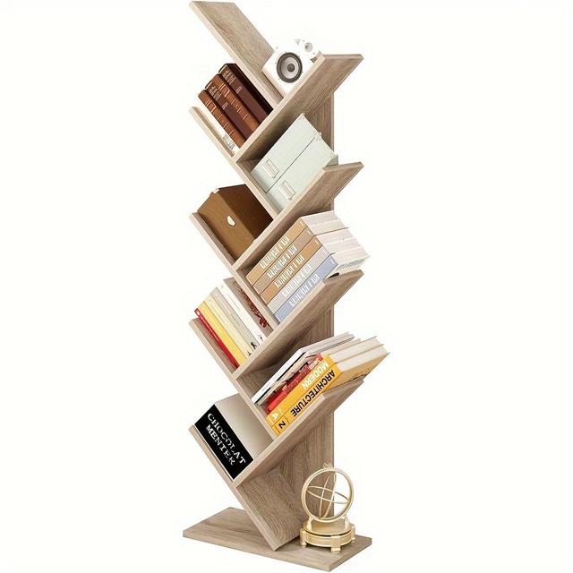 TEMU Bookcase, Room Divider, Filing Shelf, Storage Shelf, Cd Dvd Shelf With