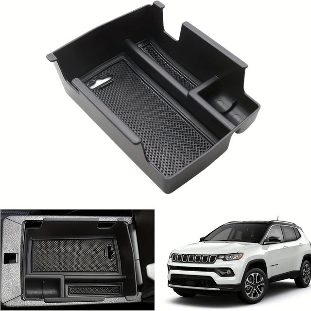 TEMU For Compass 2021-2024 2025 Glove Compartment Armrest Storage Box Centre Console Armrest Storage Box