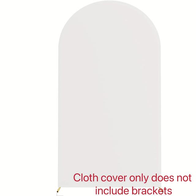 TEMU Zestaw pokryćch z tkaniny w kształcie łuku, bardzo elastycznych do łuków ślubnych, tła na urodziny, półokrągłych tła, dekoracji ślubnych, dekoracji imprezowych.