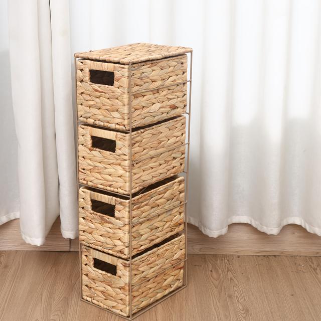 TEMU Vierstöckiger Ausziehbarer Aufbewahrungskorb