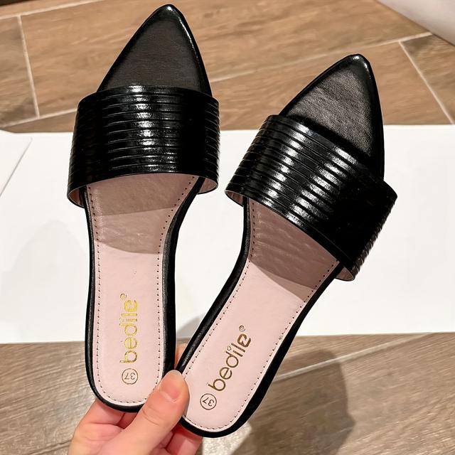 TEMU 's Summer Sandals For Women Feature A Pointed Toe Design, Perfect For Comfortable Walking., Women Shoes