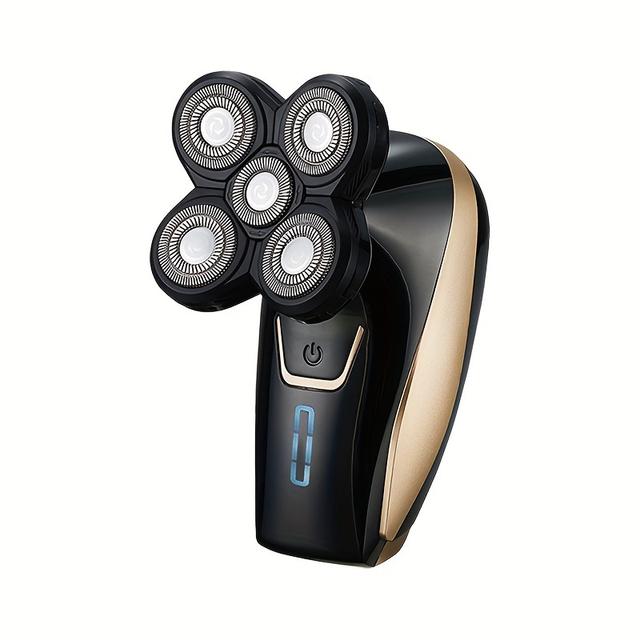 TEMU Electric Shaver For Men, Floating 5 Blade Shaver, Usb Rechargeable Full Body Washing Shaver, Father's Day Gift