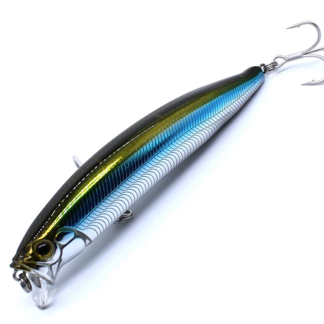 TEMU AOCLU Seabass Killer Lebegő Wobbler 105mm 17,9g 0,1-0,5m Kemény Csali Minnow Jerk Horgászcsali Súlyátvitel Hosszú Dobás Horog