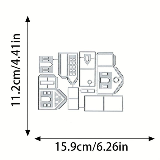 TEMU Cutting Die Mold For Building Models