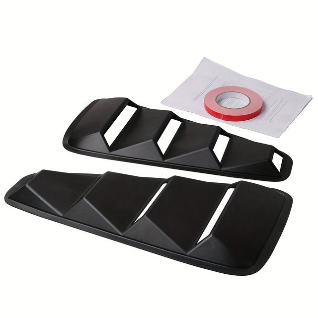 TEMU 2005-2009 für for ford Mustang Seitendachluken-Panel, Heckfensterlüftervorhang, ABS-Material, Vorderortung, mit kompatibel für for ford Mustang