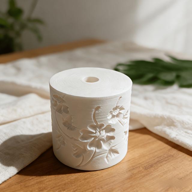 TEMU Blumenmuster-Roller für Tonmodellierung | Art Deco Stil, , Kunststoff, Effizientes Deko-Prägewerkzeug