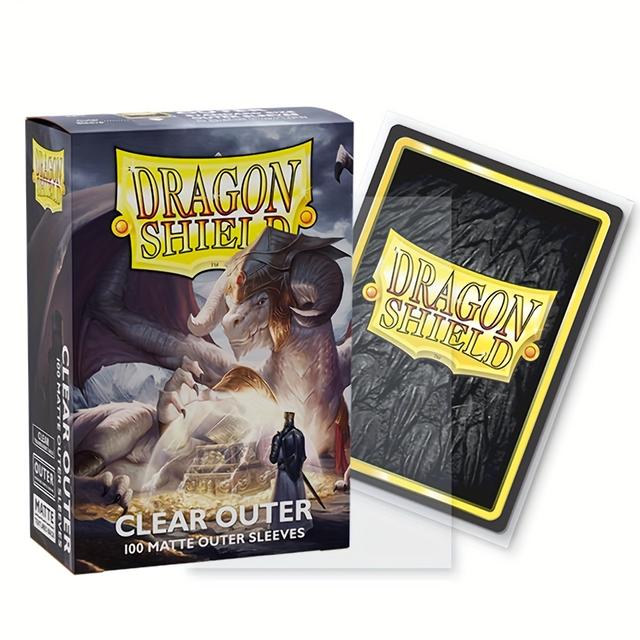 TEMU 1 أغلفة ترانسفارنت شفافة لعبة TCG بحجم قياسي 63x88 مم لحماية بطاقات MTG/PKM - هدايا عيد الأم