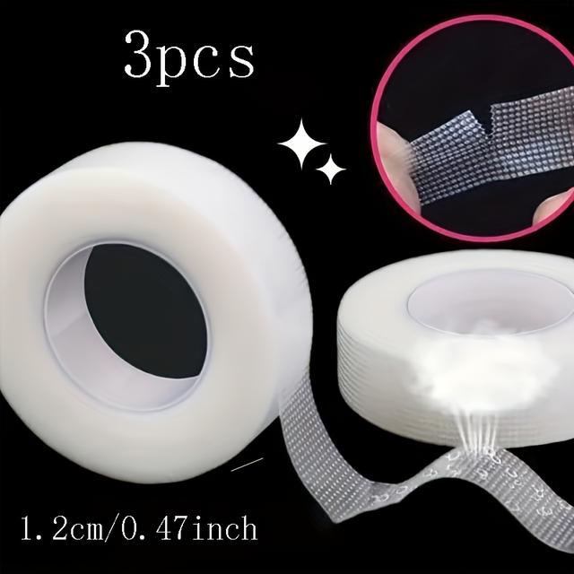 TEMU 3pcs Pack Of Invisible Face Lifting Tape - 0.47in*314.96in/0.94in*314.96in Portable, Durable And Breathable Tape, Instant Shaping, Role Playing Makeup And