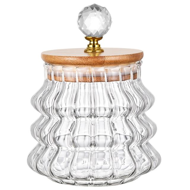 TEMU 1pc Cookie Jar, 13.5oz Glass Jar With Lids, Kitchen And Dining Storage Jar, Candy Jar, Milk Powder Jar, Tea Jar, , Coffee Jar, Cat Food, Dog Food Jar