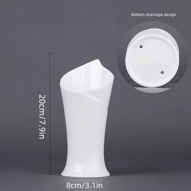 TEMU A White Ceramic Storage Jar For Light Luxury Tableware, A Cutlery Holder For Western Dining, A Storage Cylinder For Japanese Chopsticks, And A Household Utensil Organizer