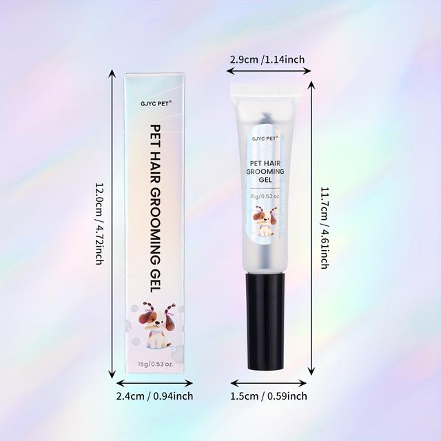 TEMU Rozwiązanie do Rozplątywania Sierści Zwierząt, 15g – Łatwo Wygładza Splątaną Sierść, Zmniejsza Linienie i Luźną Sierść