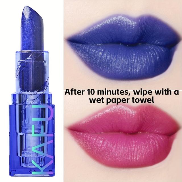 TEMU In Rose Blue That Adjusts To Body Temperature, Resistant To Fading And Sticking To Cups, Providing Long- And Lip End