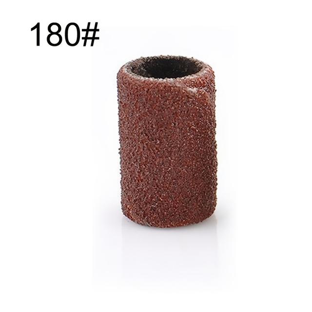 TEMU 100pcs Grit 80# 120#180# Sanding Belt For Nail Drill Bit Nail Drill File Nail Art Tool Nail Polishing Sanding Circle