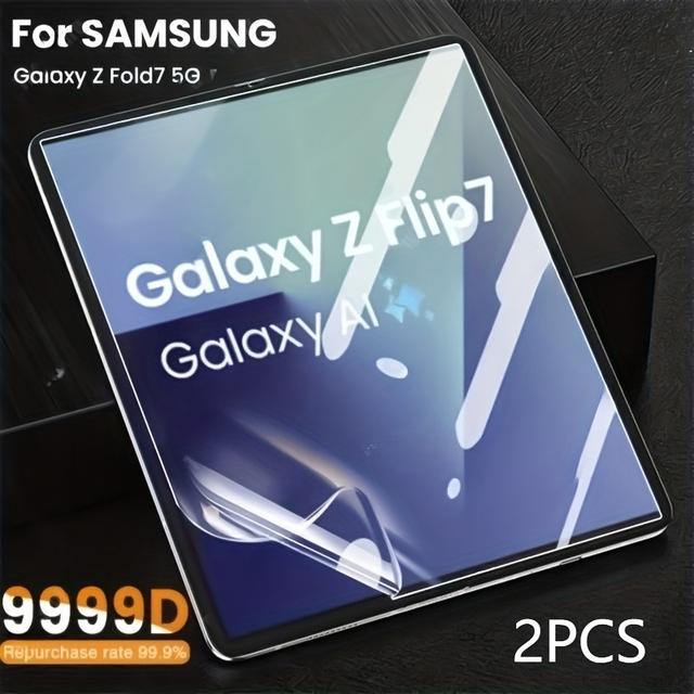 TEMU 2pcs Suitable For Galaxy Z Fold 7/z Fold 6/z Fold 5