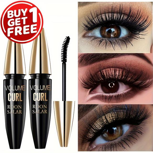 TEMU 8d Black Mascara - Long-lasting, Volumizing & Curling For Types - Perfect Valentine's Gift For Women