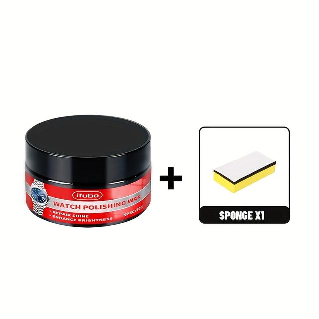 TEMU معجون تلميع الساعات الفوري - كريم تجديد الإطار المعدني، إصلاح خدوش الحزام والشاشة، ترميم المجوهرات المعدنية، سائل إصلاح خدوش أسطح الفولاذ المقاوم للصدأ.