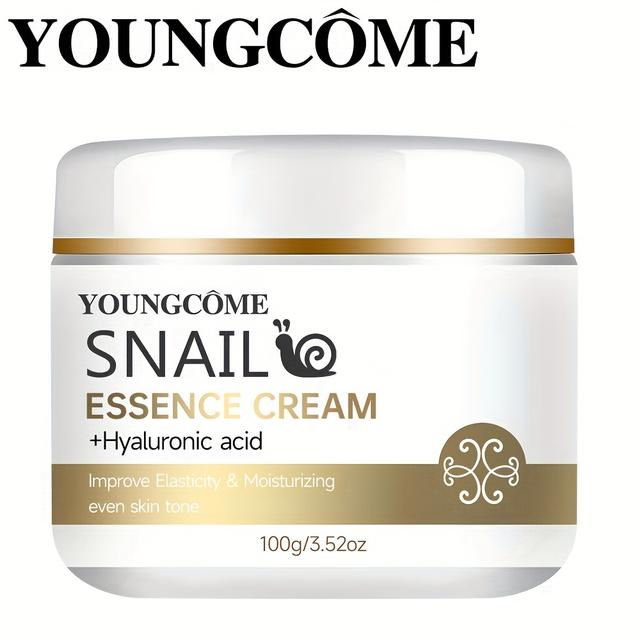 TEMU Younggome Snail Cream With Hyaluronic Acid, Suitable For Types, Moisturize , Improves Elasticity,improves The Texture Ofskinavailable For Men And Women 30g/60g/100g
