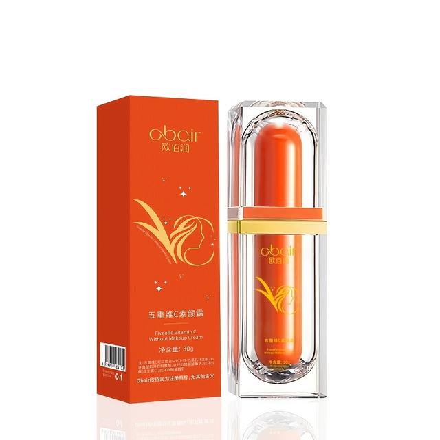 TEMU Five-in-one Vitamin C Tinted Moisturizer - Hydrates Skin, As A Primer, Moisturizer, Concealer, And Foundation. 1 Bottle Replaces Four, Suitable For Types