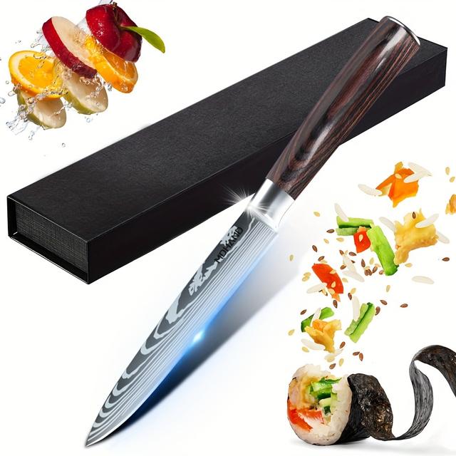 TEMU Kitchen Knife (with Knife Sheath) Gift Box